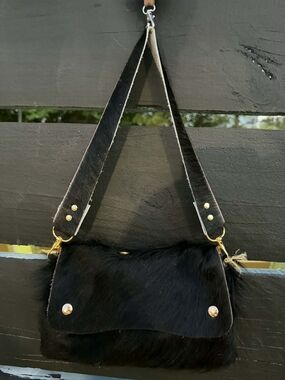 Handmade Cowhide Leather Shoulder Bag | Western Chic